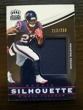 2017 Crown Royale Jumbo Rookie Silhouette Jersey Pink #13 D'Onta Foreman /250