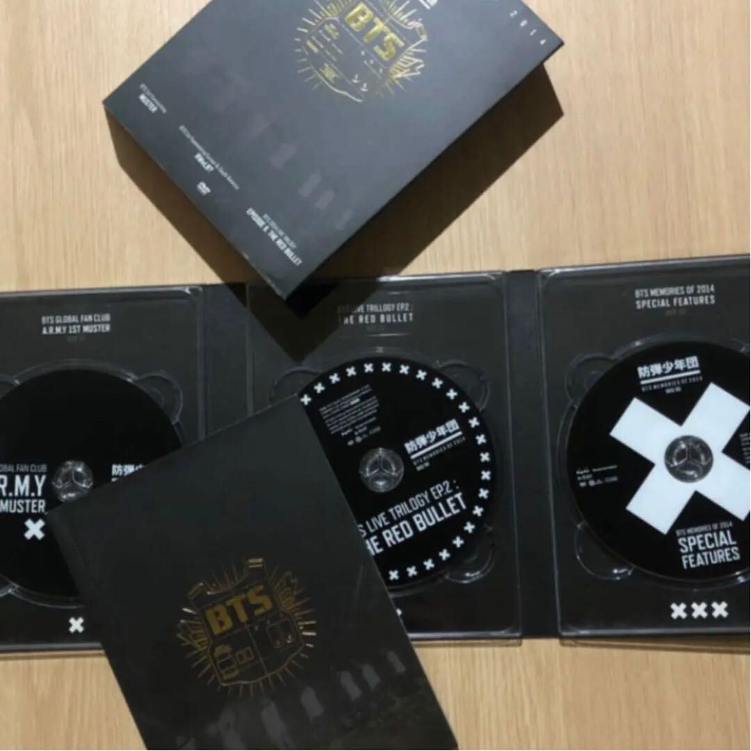 BTS MEMORIES OF 2014 DVDセット BTS Memories of 2014 3 DVD