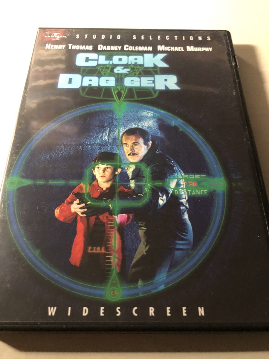 Cloak & Dagger (1984) DVD Mystery Adventure Henry Thomas Dabney