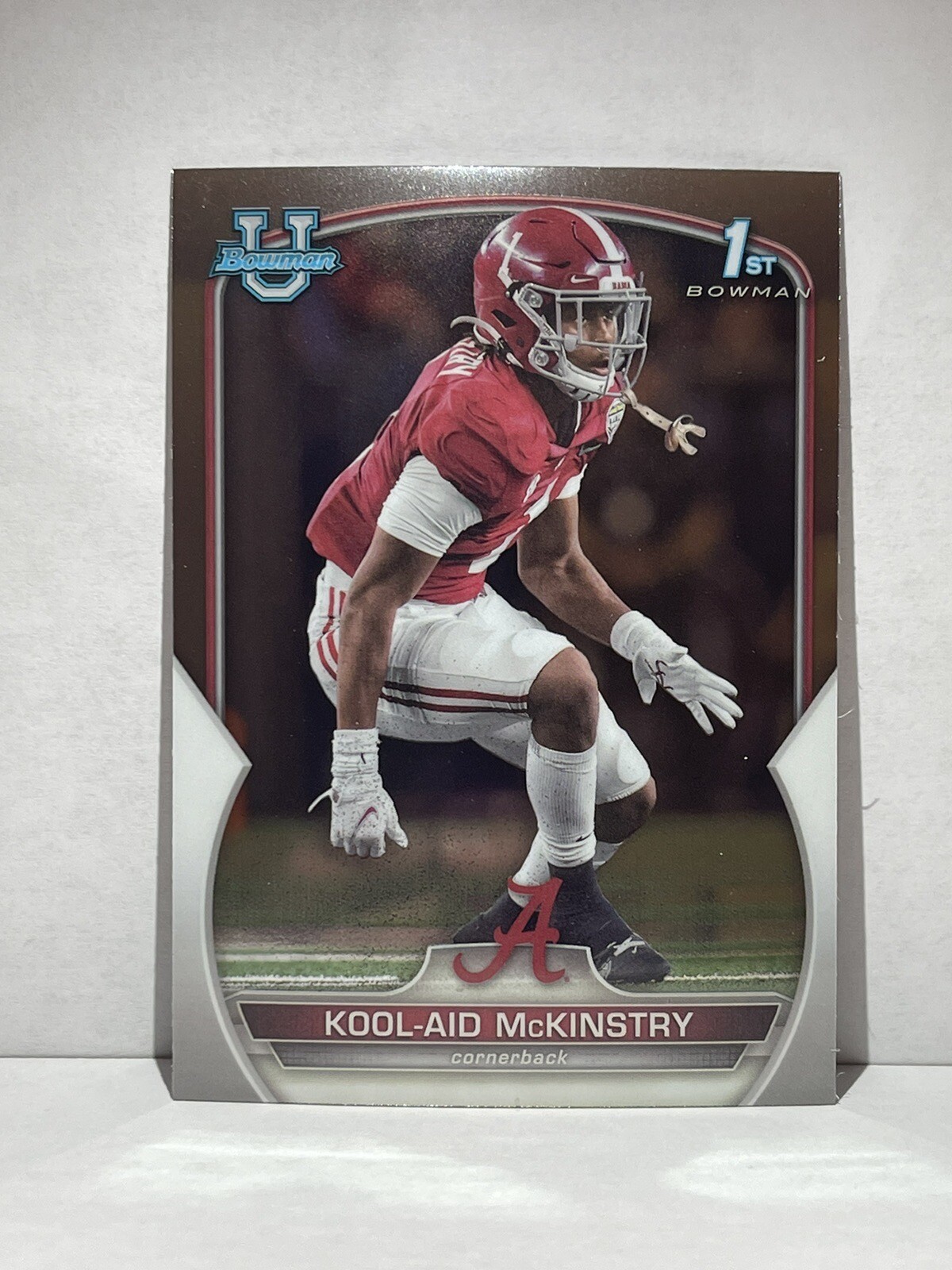 2022 Bowman Chrome University #14 Kool-Aid McKinstry Alabama Football Card
