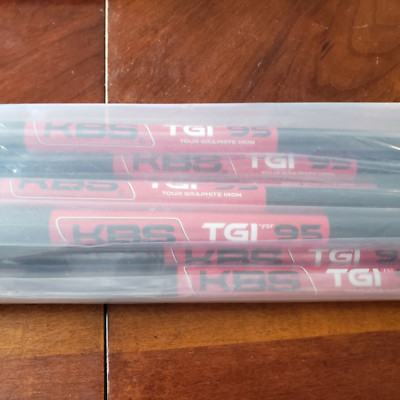 New $720 KBS TGI 95 Stiff++ Flex 3-PW 8 Shafts .355 #7 Iron Tested