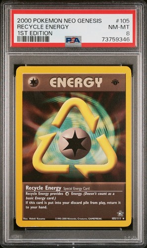 Recycle Energy (1st Edition) graded PSA 8 for sale on eBay