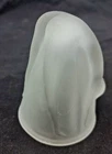 McKee Frosted Split Open Leg McKee Style Crystal Glass Bottoms Up Shot Glass Cup