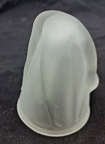 McKee Frosted Split Open Leg McKee Style Crystal Glass Bottoms Up Shot Glass Cup