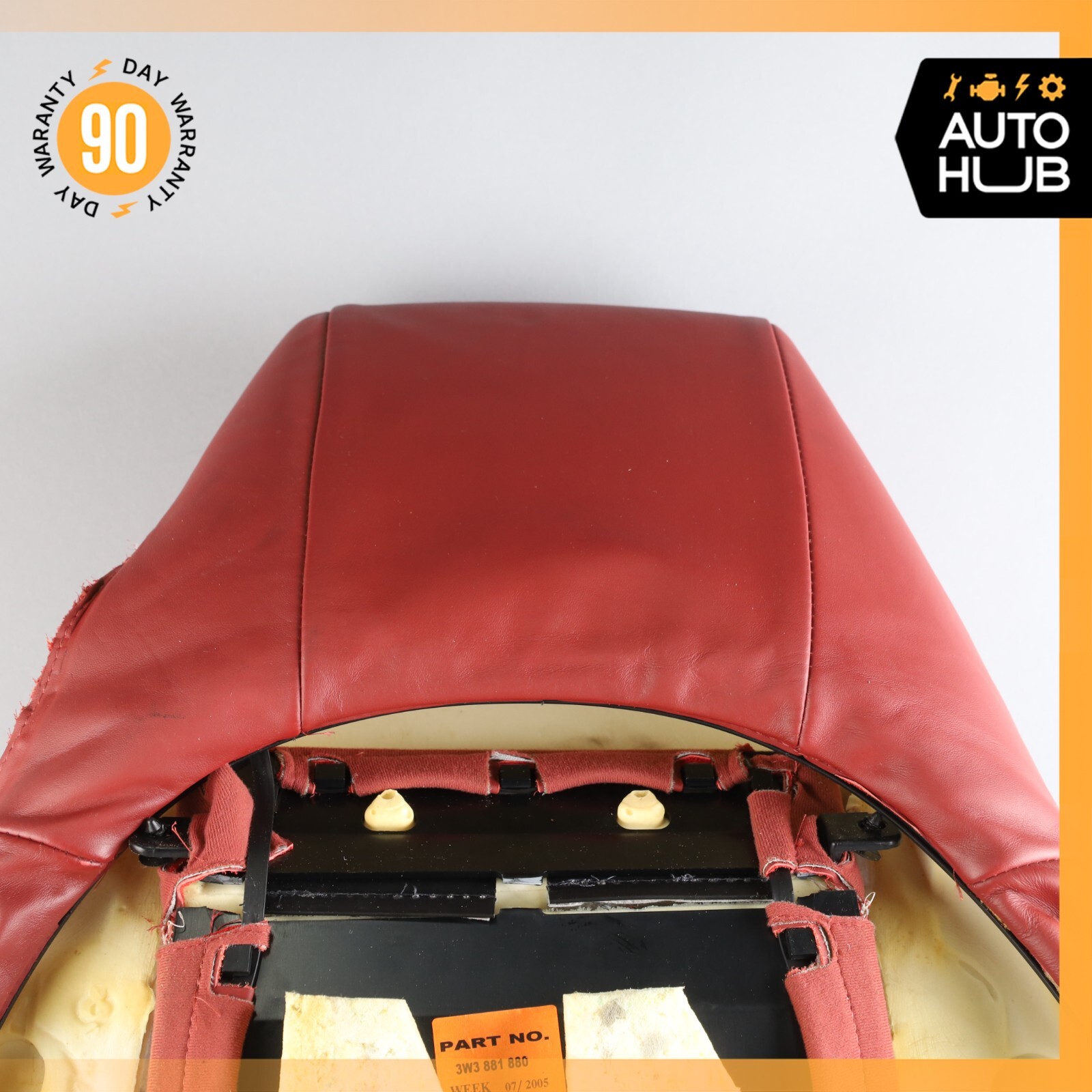 03-10 Bentley Continental GT Front Left Side Top Upper Seat Cushion OEM 73k
