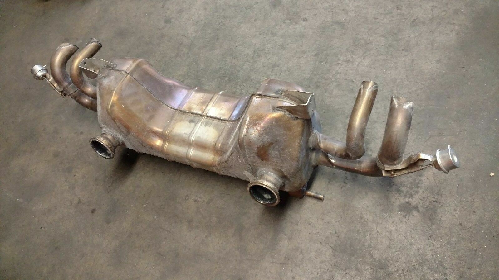 LAMBORGHINI GALLARDO LP560 LP570 FACTORY MUFFLER EXHAUST SYSTEM OEM 400251051