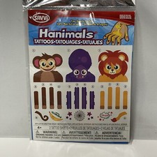 Hanimals Hand Tattoos Temporary Tattoos SAVVI Party Favors Made USA