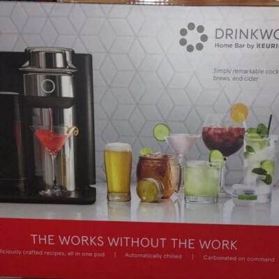 Keurig Drinkworks Home Bar Drinkmaker - Black Silver Beverage beer, cider & More