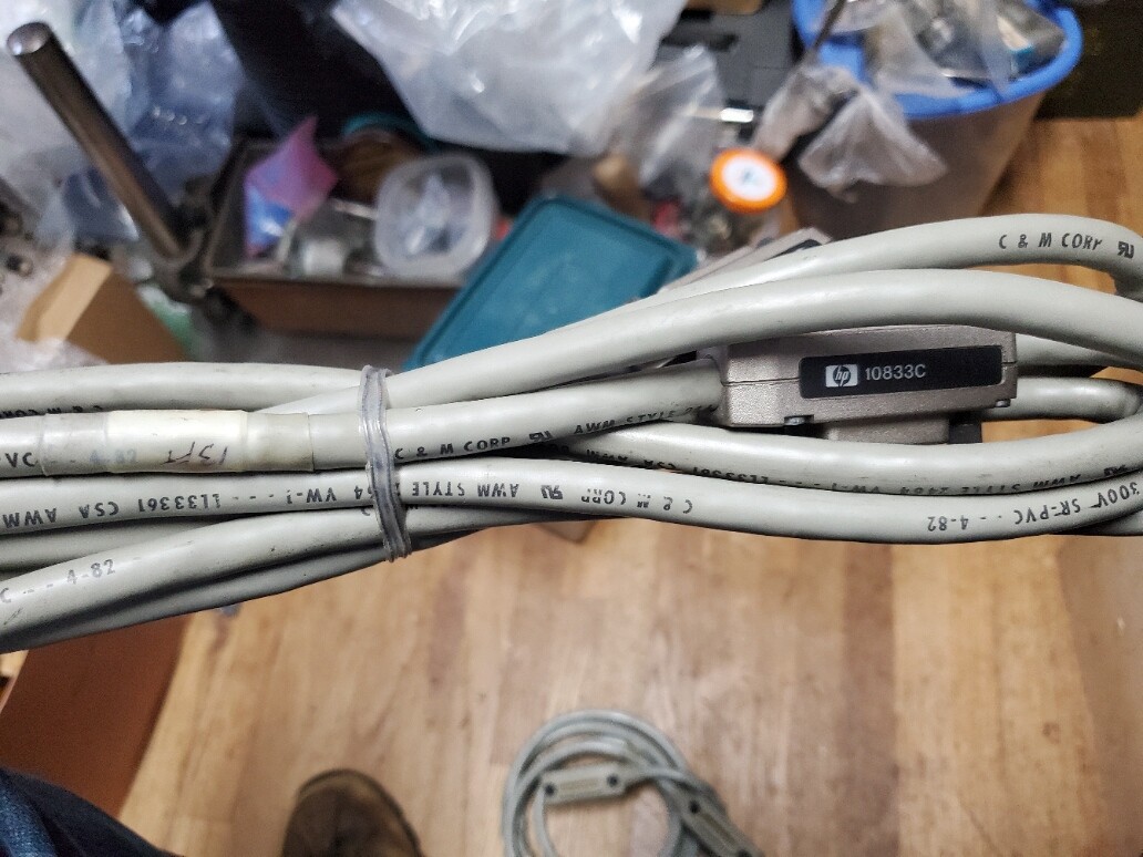 HP GPIB Cable 10833b Hewlett Packard 2m long | eBay