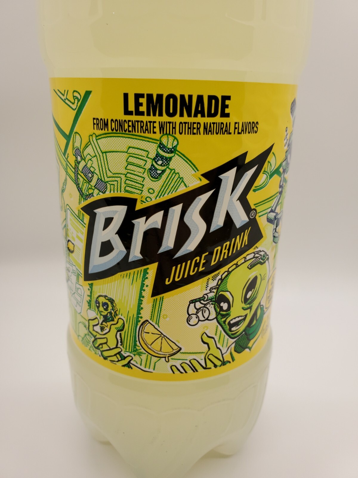 NEW 2021 BRISK LEMONADE JUICE DRINK TOM ROGERS ARTIST LABEL ALIENS NEW ...