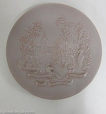 Wandteller MZ Milchzentrale Karlsruhe KARLSRUHER MAJOLIKA Teller 28,5 cm