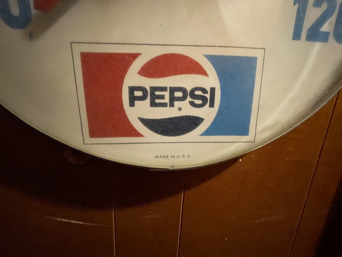 Vintage Pepsi Cola Round Thermometer | 18