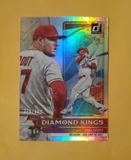 2022 Donruss Diamond Kings Season Stat Line /400 Mike Trout #14 SP
