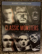 Universal Classic Monsters Collection BD Blu-ray Lenticular Slipcover NEW/SEALED