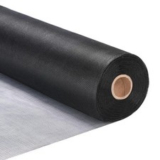72&rdquo; x 100&rsquo; Fiberglass Window Screen Roll - Easy Install Black Replacement for Ho