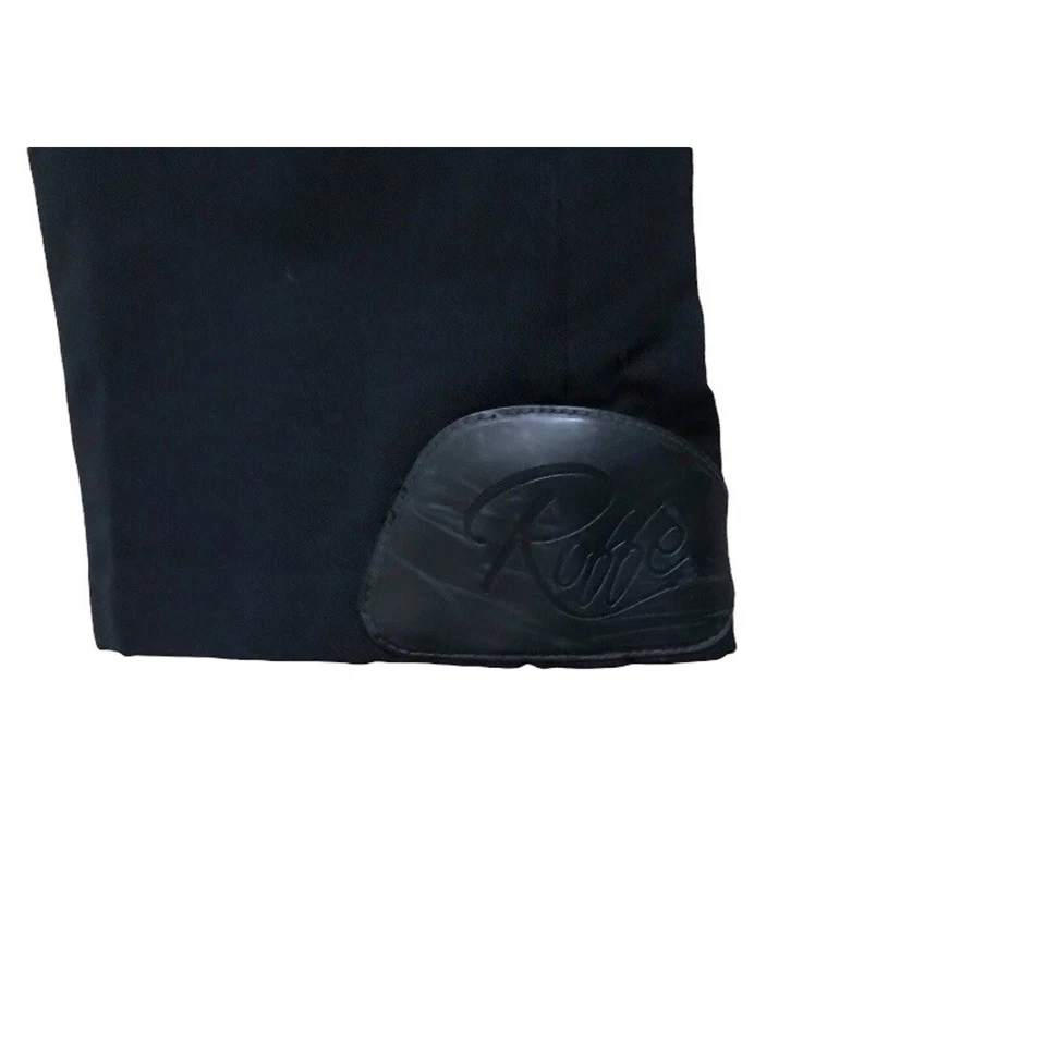 Pantalones de esquí ROFFE Schoeller para mujer talla 10 largos vintage negros mezcla de lana corte bota Foto 4 de 4