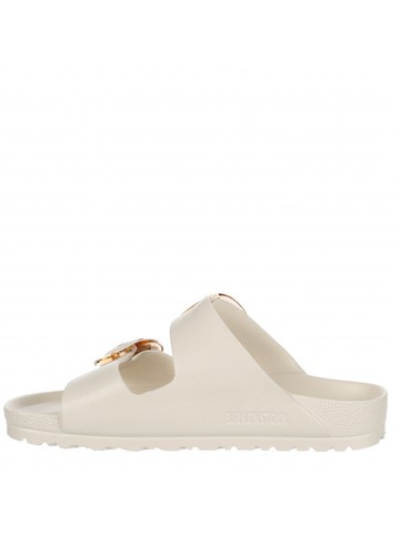 Size 9 BIRKENSTOCK Arizona Essentials Big Buckle Women's Slide Off White - Picture 3 of 6