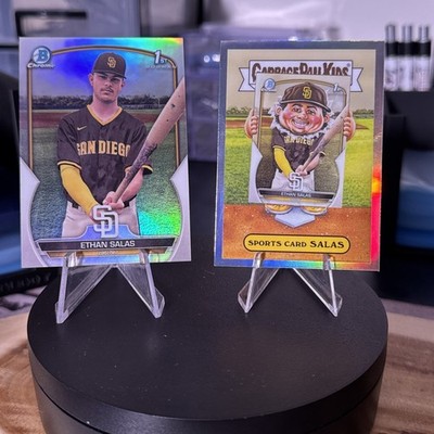 Ethan Salas 2024 Bowman Chrome GPK 2023 Bowman Chrome 1st Refractor /499    