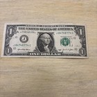 Trinary Fancy Serial Number One Dollar Bill  J 84748774 C  2021 — photo 1