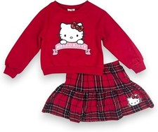Hello Kitty Girls 2-Piece Outfit Set, Long Sleeve, SIZE 2T,3T,4T,4,5/6,6X