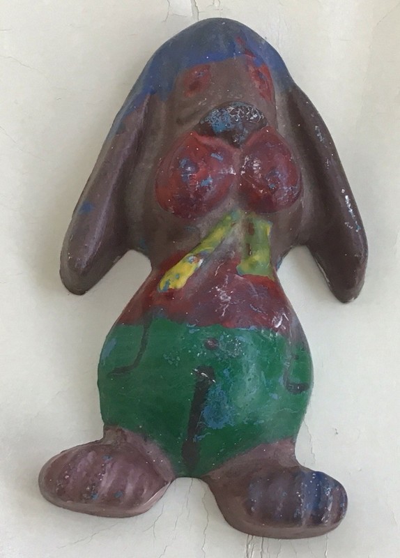 Vintage Cast Iron Doorstop MISTER DROOPY FROM GUADALUPE   OR PAPER WEIGHT