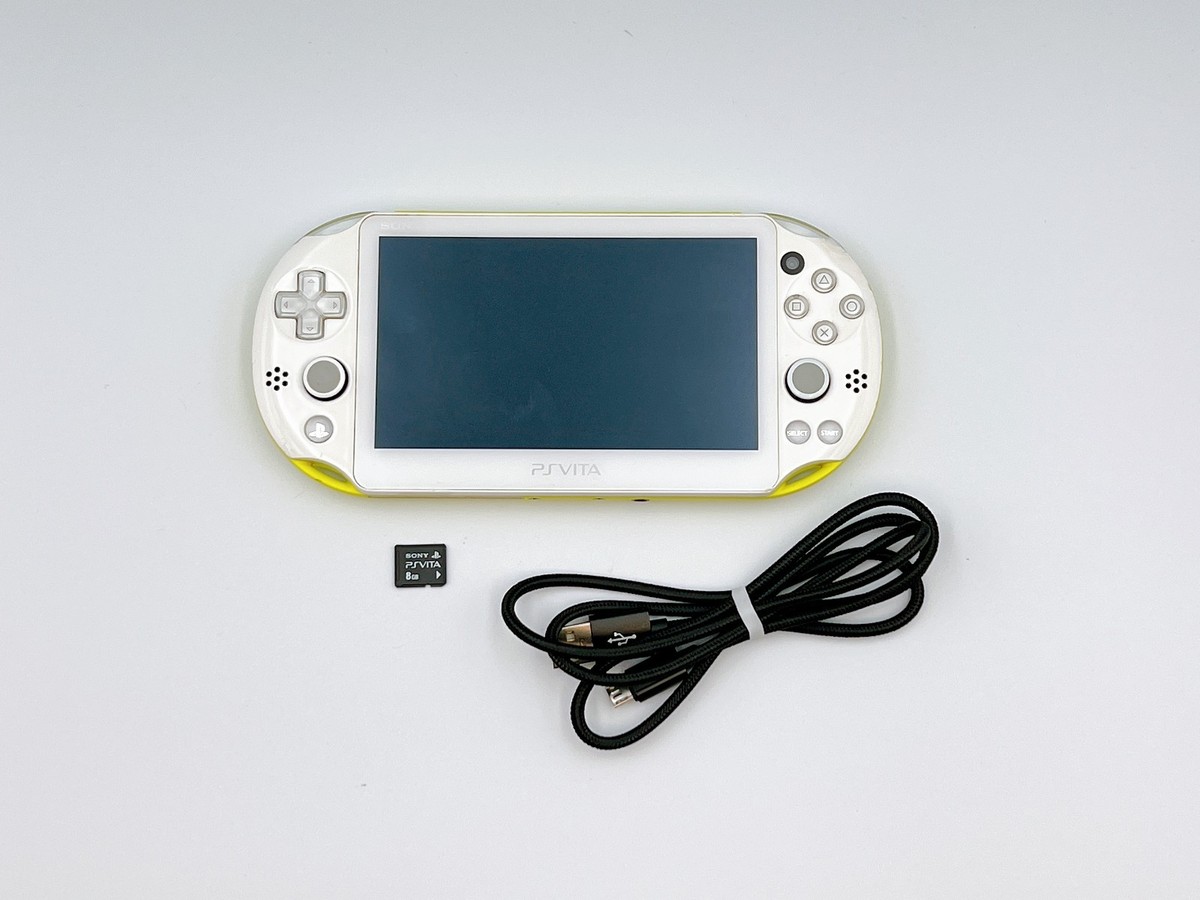 Sony PS Vita PCH-2000 Lime Green ZA13 Console Soft 8G SDcard Japan
