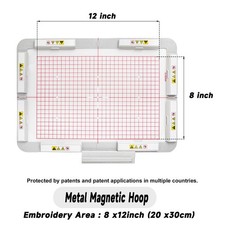 Metal Magnetic Hoop for Brother Innov-is and Babylock Embroidery Machines SA447M
