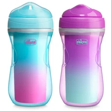 Chicco Double-Wall Insulated Sippy Cup with Bite-Proof Rim Spout and Spill-F...