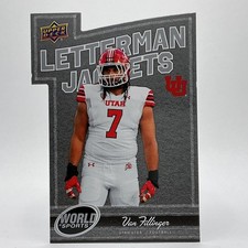 2025 Upper Deck World of Sports - Letterman Jackets Van Fillinger UTAH RC