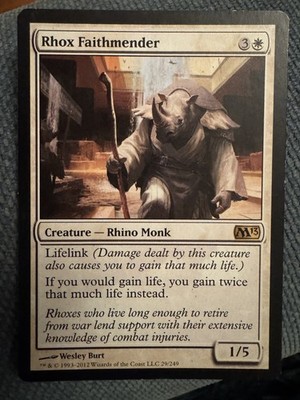 Mtg Rhox Faithmender Nm! DOPPELTER LEBENSGEWINN! 