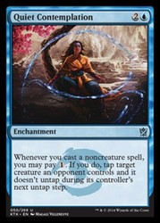 Quiet Contemplation (50/269) - Khans of Tarkir MTG
