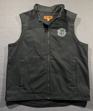 CornerStone Duck Canvas Vest Mens 2XL Black Cotton Warm Utility Work Wear READ