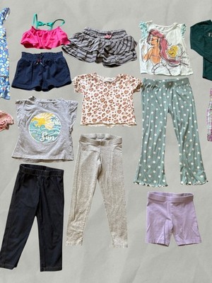Mix Lot Girls Clothes 4/5Y 17 Pieces Mix Brands Cat & Jack, Limited Too and more