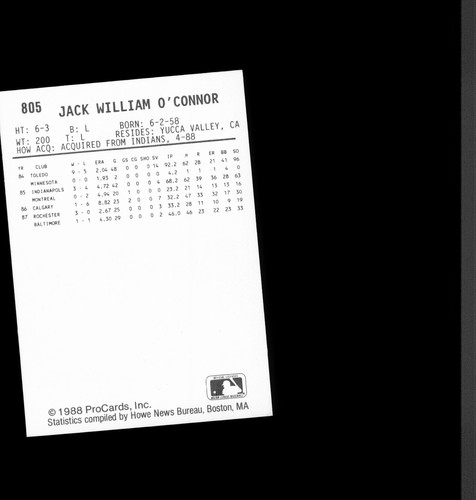 1988 ProCards Syracuse Chiefs - You Pick 1 - Minor League AAA Toronto Blue Jays - Picture 5 of 55