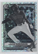2021 Bowman Chrome Black & White Mini-Diamond Refractor Kristian Robinson 0l4x