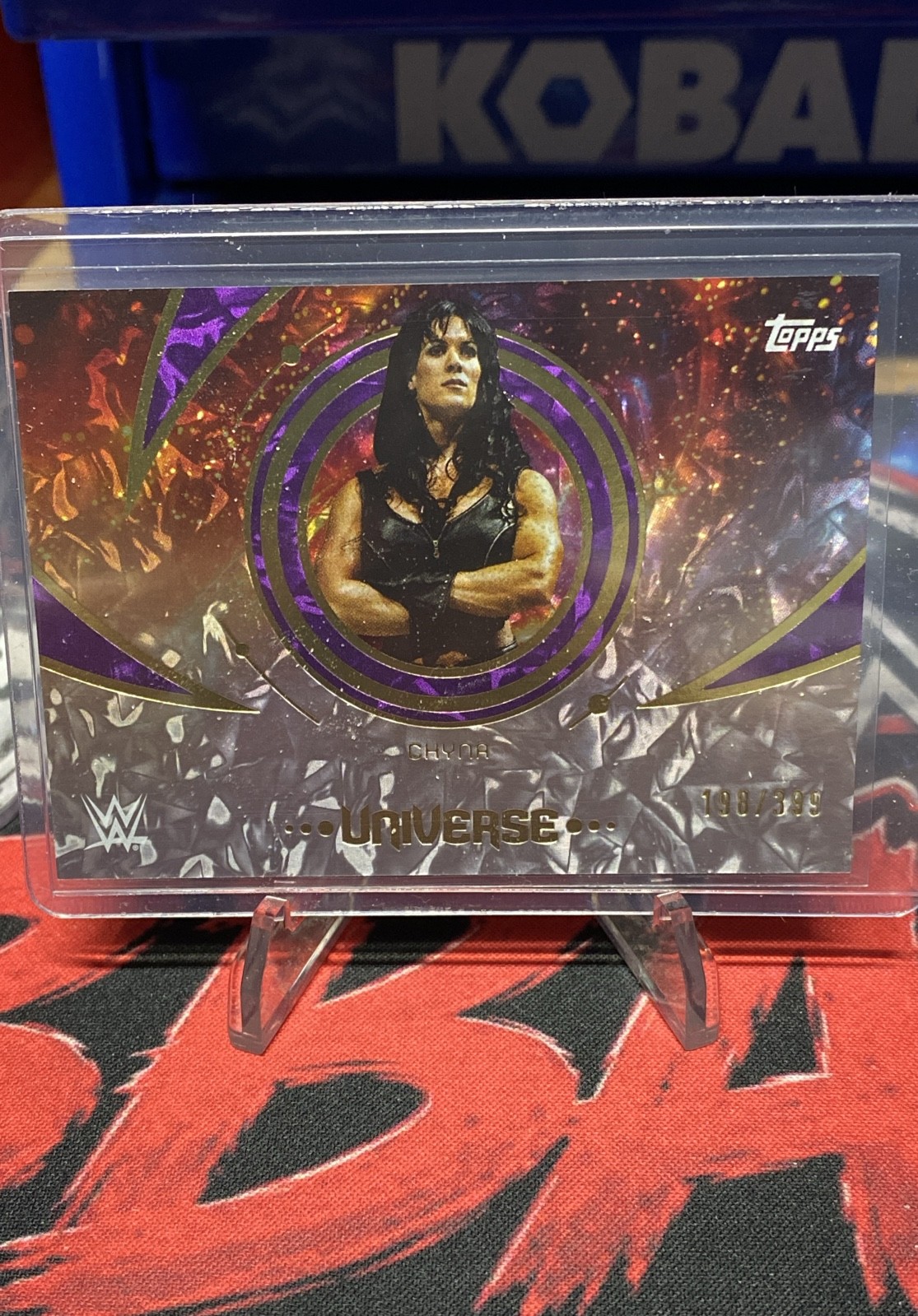 2025 Topps Universe WWE - Legends Chyna #185 Purple Glass /399