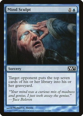 2012 Magic: The Gathering: Magic 2013 (M13) - Mind Sculpt (#61, C, Near Mint)