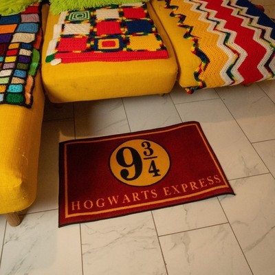 HOGWARTS EXPRESS フリースタオル 約25cm Harry Potter 9 3/4 Hogwarts Express Rug 31