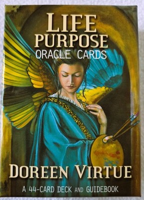 Life Purpose Oracle Cards Doreen Virtue 44 Card Deck & Guidebook,  NEVER USED