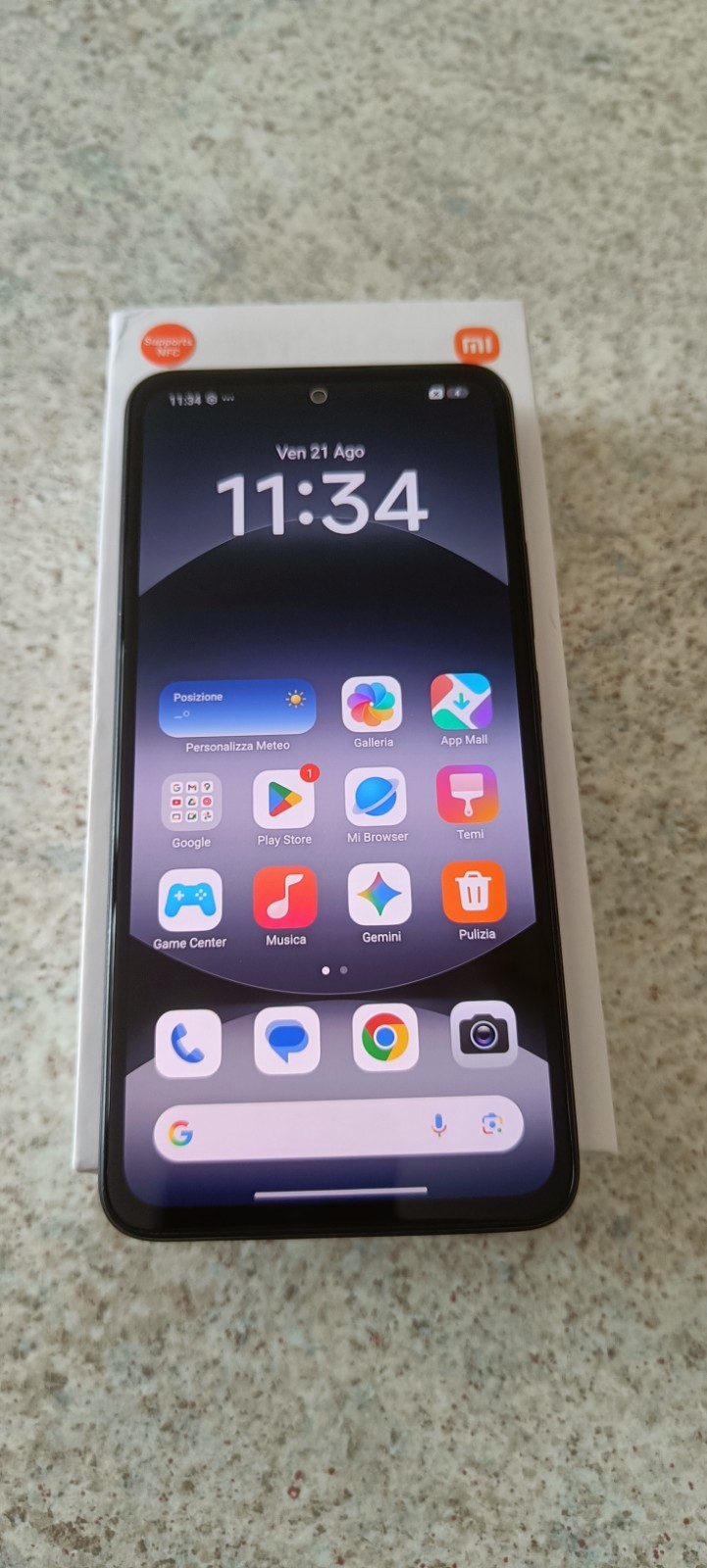 Redmi Note 14 nero 256GB 8GB RAM 4G NFC come nuovo