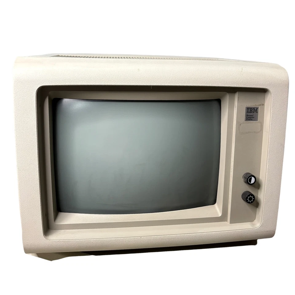 Vintage IBM 5160 PC XT System IBM 5151 Monitor TESTED Retro DOS/BASIC System - Image 4 of 4