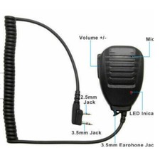 Hand Speaker Microphone PTT For Baofeng UV-82L UV-5R Two Way Radio Walkie Talkie