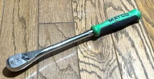 MATCO Tools 3/8" Drive 12" LONG Handle Ratchet Socket Wrench Green Soft Grip