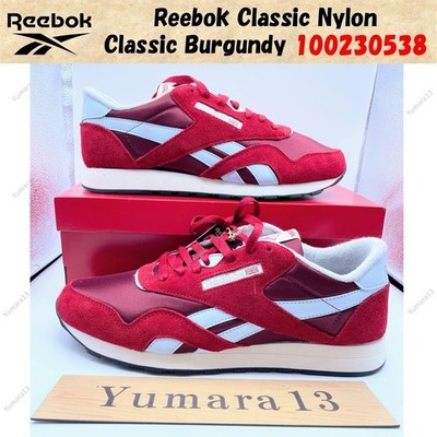 Reebok Classic Nylon Classic Burgundy 100230538 Men's Size