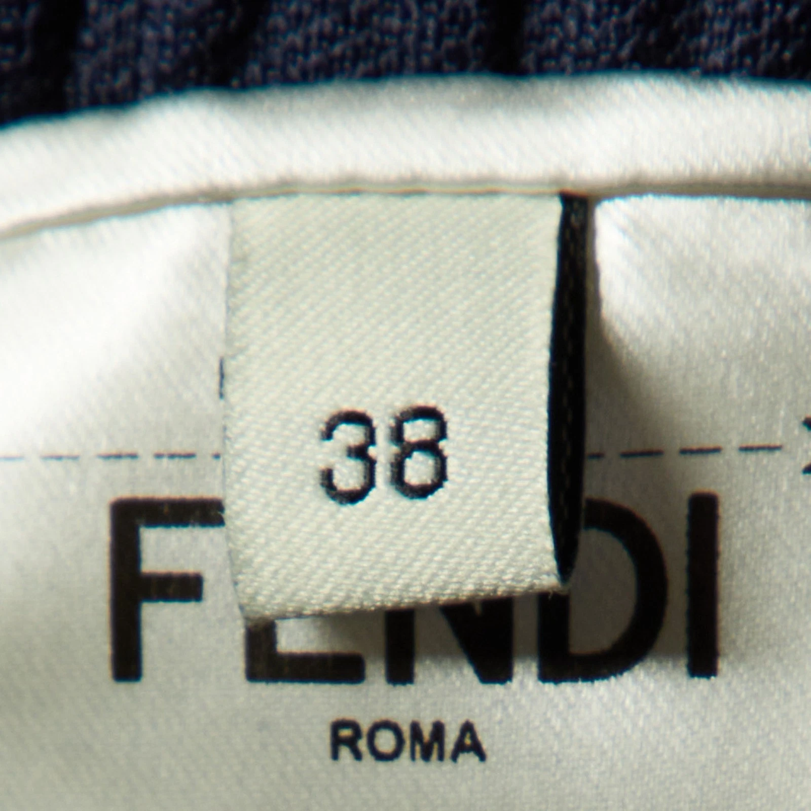 Fendi Set Felpa e Pantaloni Cropped Maglia Blu Navy S