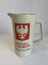 Wyborowa Vodka Promocional Cerámica Jarra Barware Licor Promoción