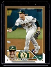 2023 Topps Gold David MacKinnon RC /2023 Oakland Athletics #276