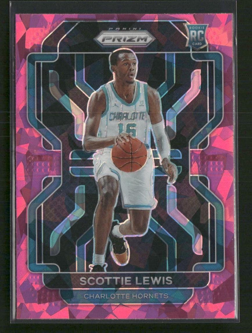 2021-22 Panini Prizm #287 Scottie Lewis Pink Ice Hornets Rookie
