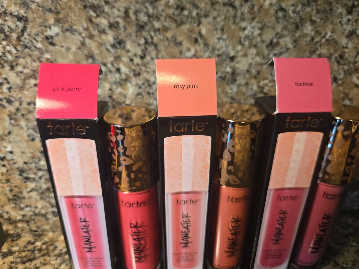 Tarte Maneater Blush & Glow Cheek Plump Full Size CHOOSE SHADE Free Ship NEW!