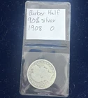 1908 O Barber Half Dollar 90% Silver